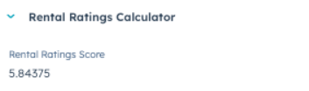 Rental Ratings Score